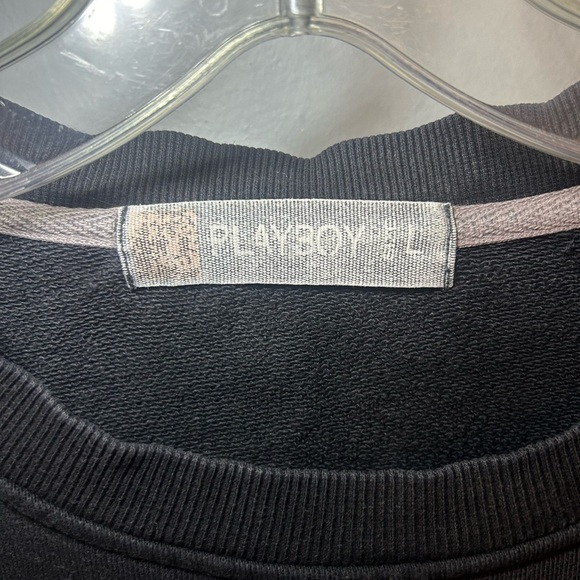 Vintage 2005 Playboy distressed crest logo patch sweater - Picture 2 of 11